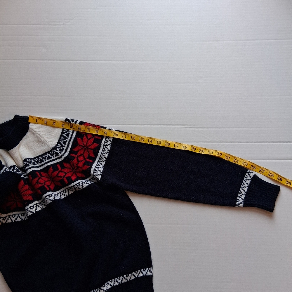 Vintage 1970's Sigallo Ski Sweater Sz L - Picture 5 of 6